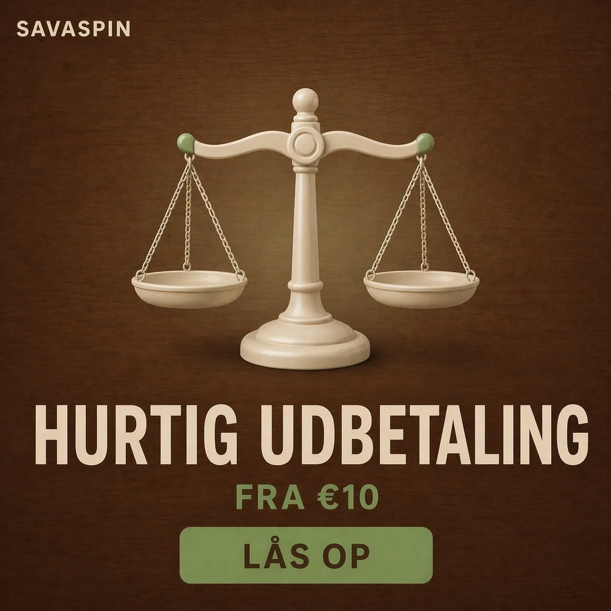 savaspin-denmark-da-payments-page-cream-balance-scale-udbetaling
